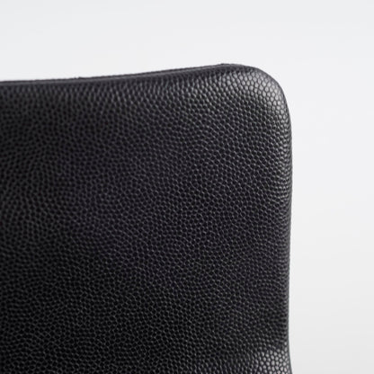 Chanel Caviar 22k Coco First Flap Bag Black Microchip - photo 14