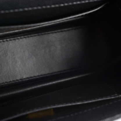 Chanel Caviar 22k Coco First Flap Bag Black Microchip - photo 12