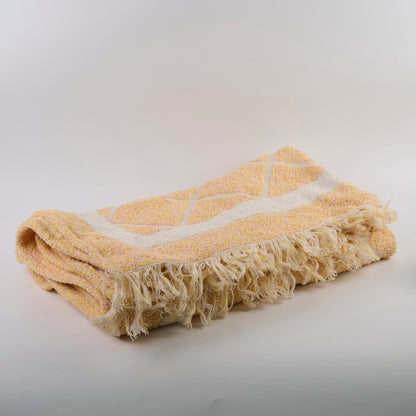 Chanel Coco Beach Bag & Towel Set Light Yellow/Pink - photo 2