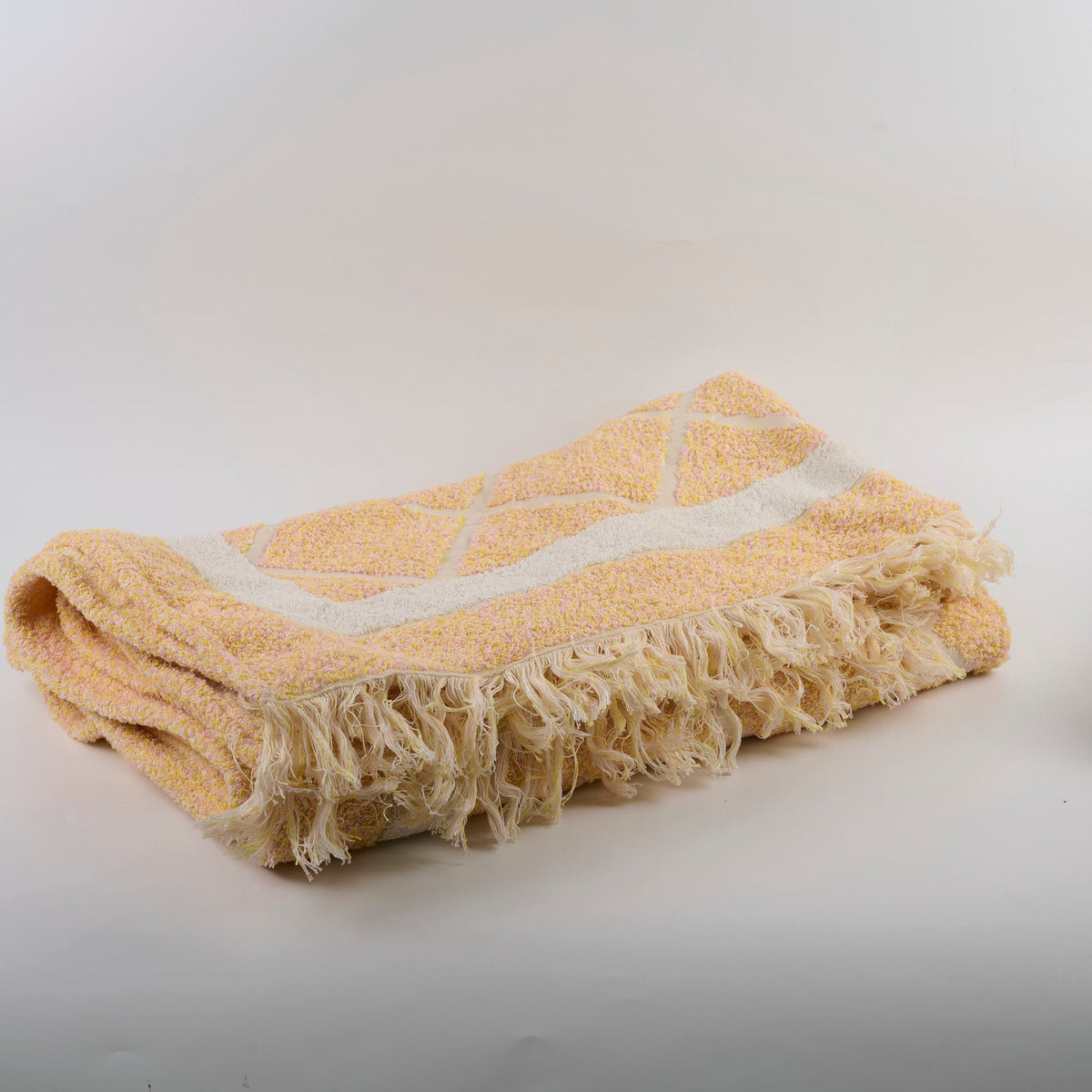 Chanel Coco Beach Bag & Towel Set Light Yellow/Pink - photo 3