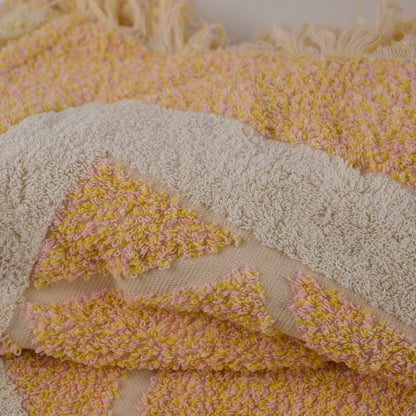Chanel Coco Beach Bag & Towel Set Light Yellow/Pink - photo 8