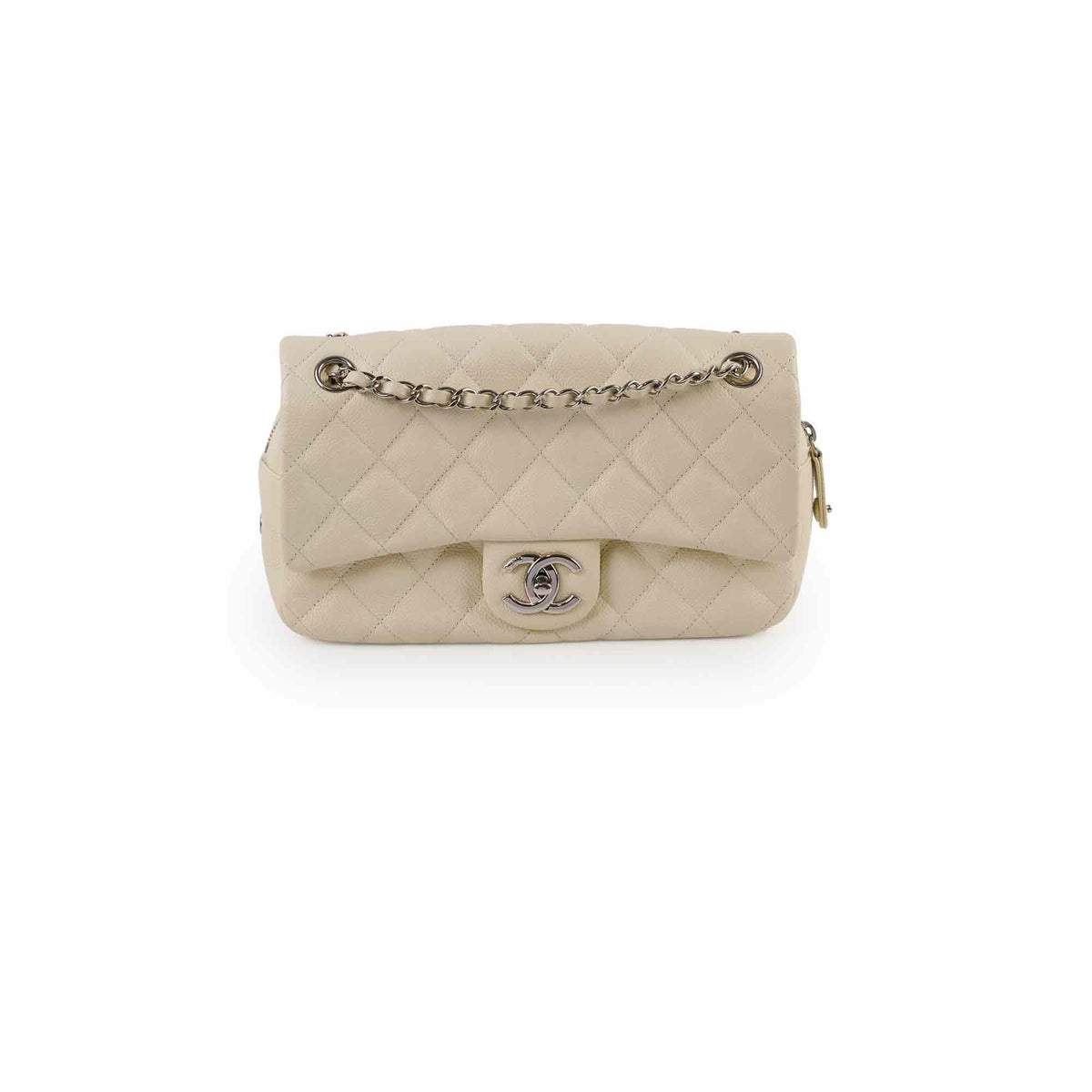 Chanel Caviar Easy Flap White Series 20 - photo 1
