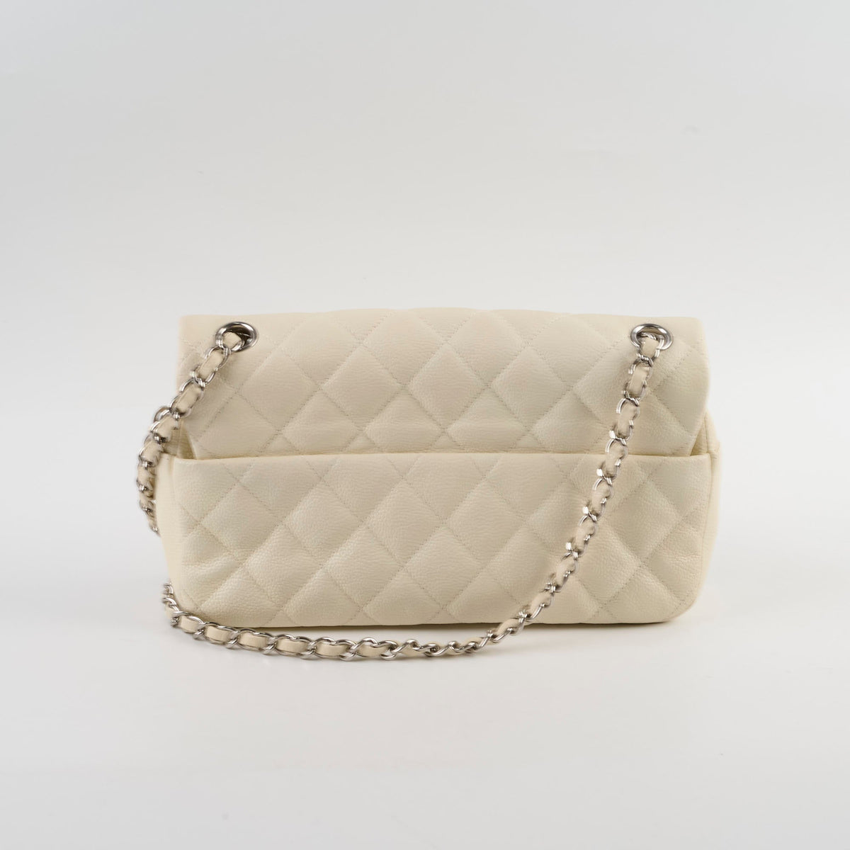 Chanel Caviar Easy Flap White Series 20 - photo 2