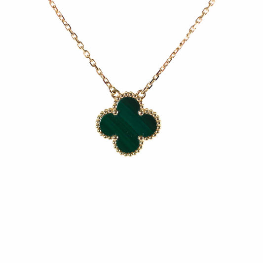 Van Cleef & Arpels Vintage Alhambra Malachite Necklace - photo 1