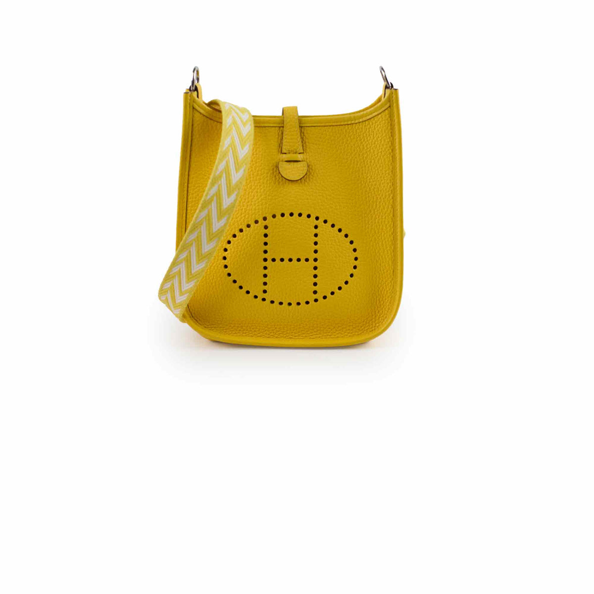 Hermes Mini Evelyn Jaune Naples D Stamp - photo 1