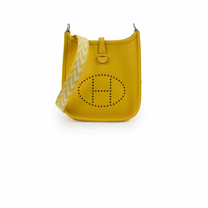 Hermes Mini Evelyn Jaune Naples D Stamp - photo 1