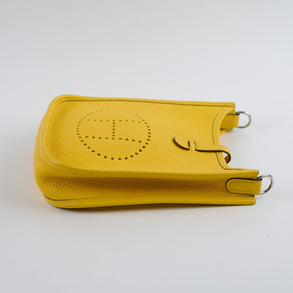 Hermes Mini Evelyn Jaune Naples D Stamp - photo 3