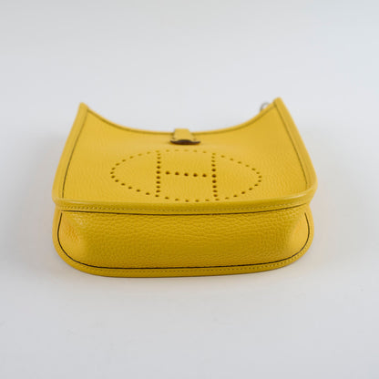 Hermes Mini Evelyn Jaune Naples D Stamp - photo 4