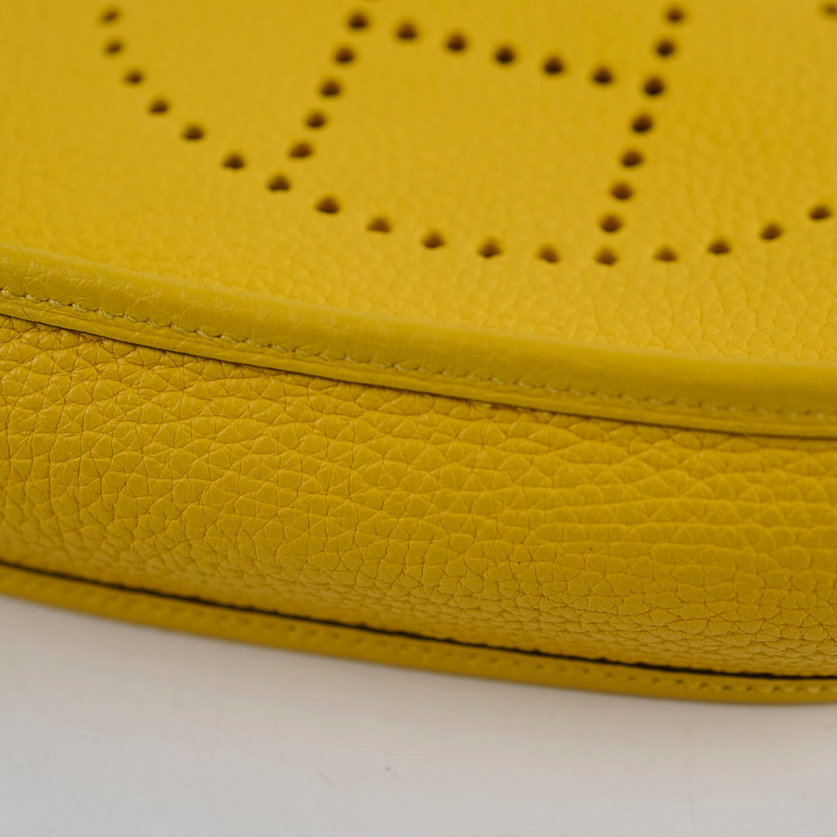 Hermes Mini Evelyn Jaune Naples D Stamp - photo 9