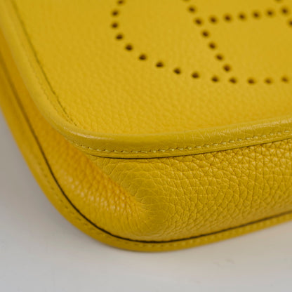 Hermes Mini Evelyn Jaune Naples D Stamp - photo 8