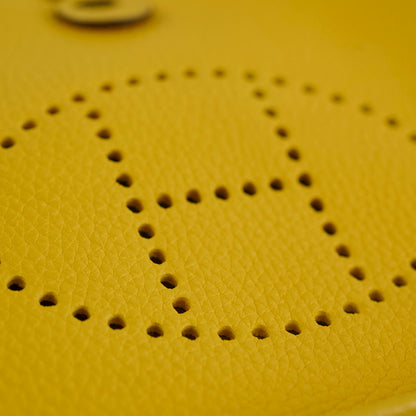 Hermes Mini Evelyn Jaune Naples D Stamp - photo 11
