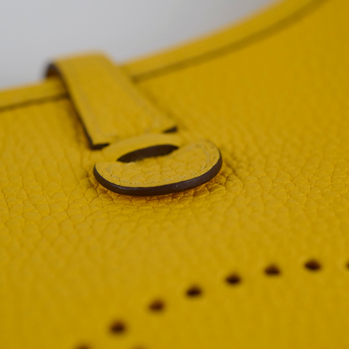 Hermes Mini Evelyn Jaune Naples D Stamp - photo 7