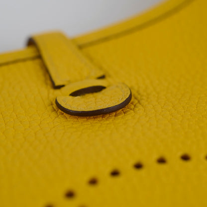 Hermes Mini Evelyn Jaune Naples D Stamp - photo 7
