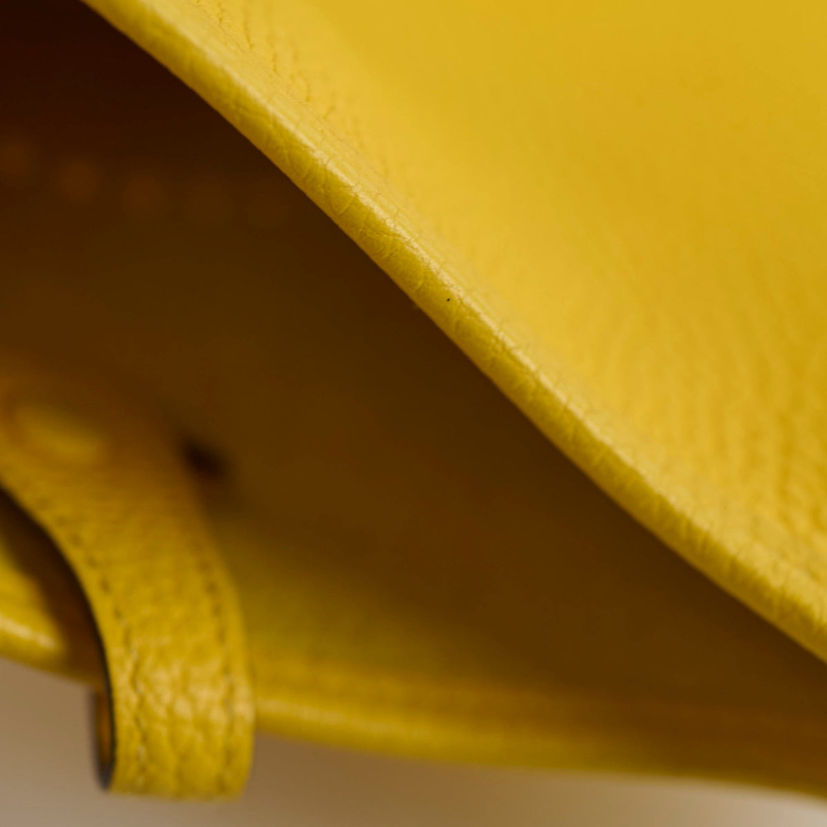 Hermes Mini Evelyn Jaune Naples D Stamp - photo 5