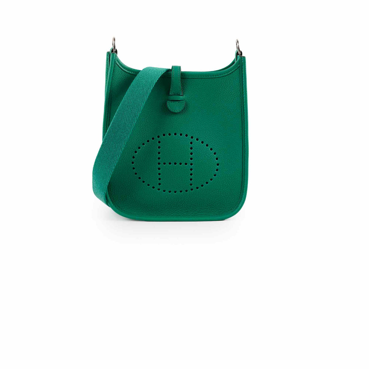 Hermes Mini Evelyn Vert Jade U stamp - photo 1