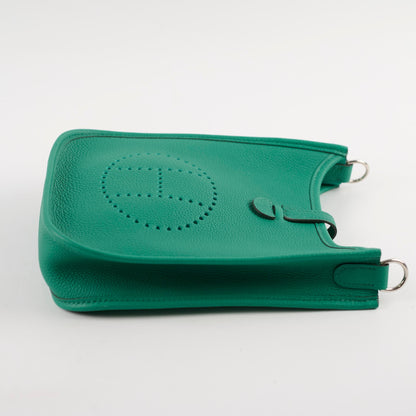Hermes Mini Evelyn Vert Jade U stamp - photo 3