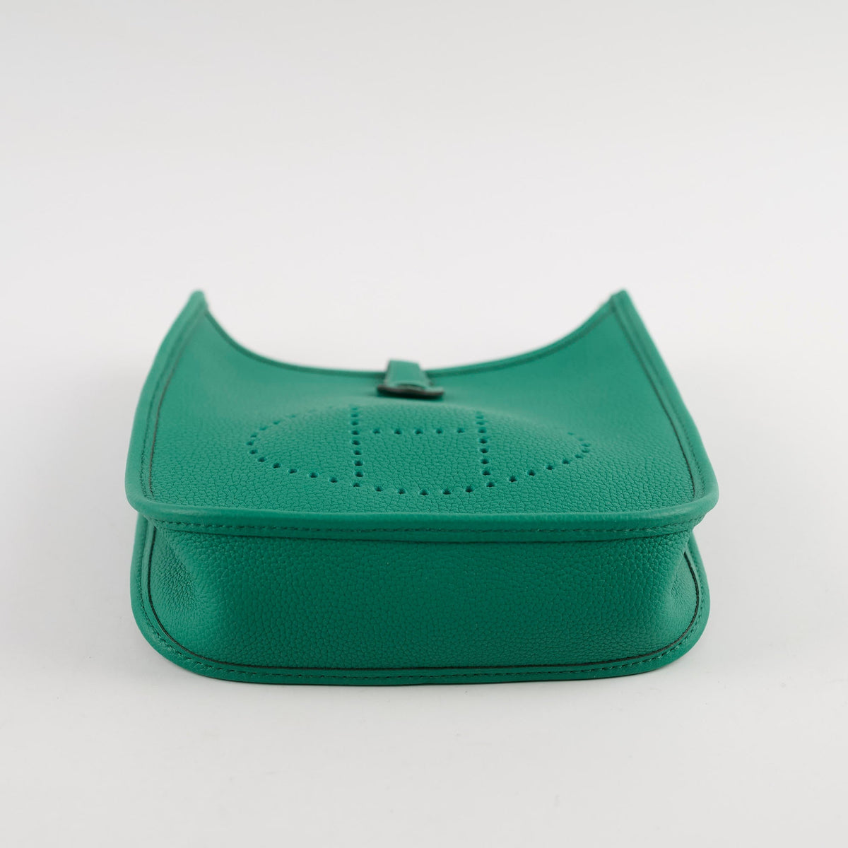 Hermes Mini Evelyn Vert Jade U stamp - photo 4