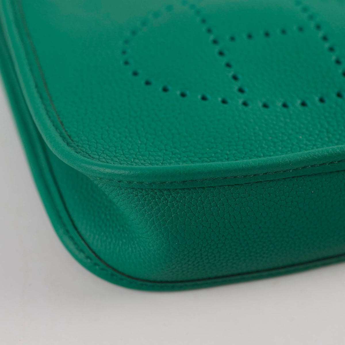 Hermes Mini Evelyn Vert Jade U stamp - photo 10