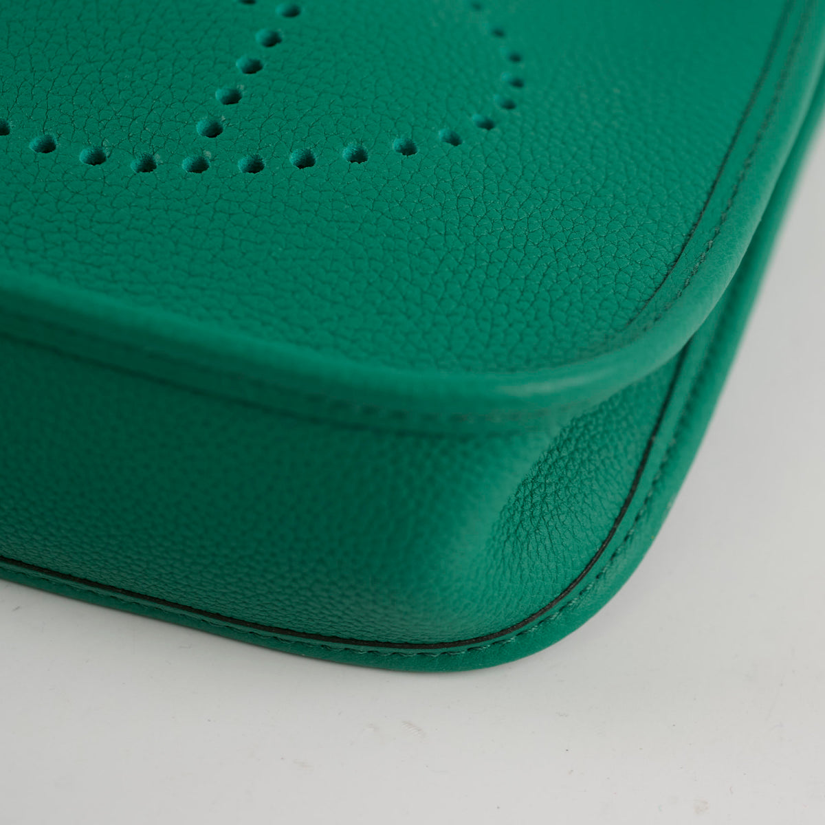 Hermes Mini Evelyn Vert Jade U stamp - photo 8