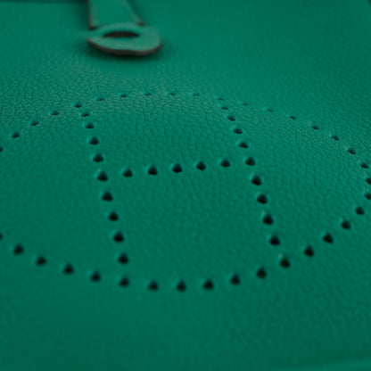 Hermes Mini Evelyn Vert Jade U stamp - photo 11
