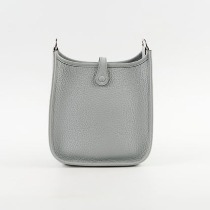 Hermes Mini Evelyn Bleu Pale Y Stamp - photo 2