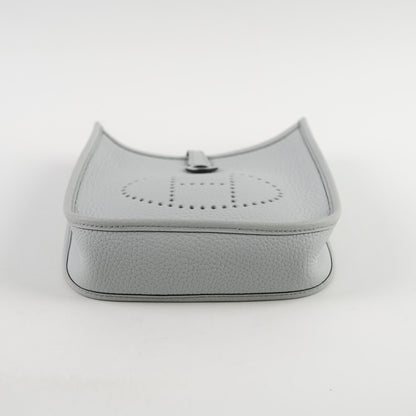Hermes Mini Evelyn Bleu Pale Y Stamp - photo 4