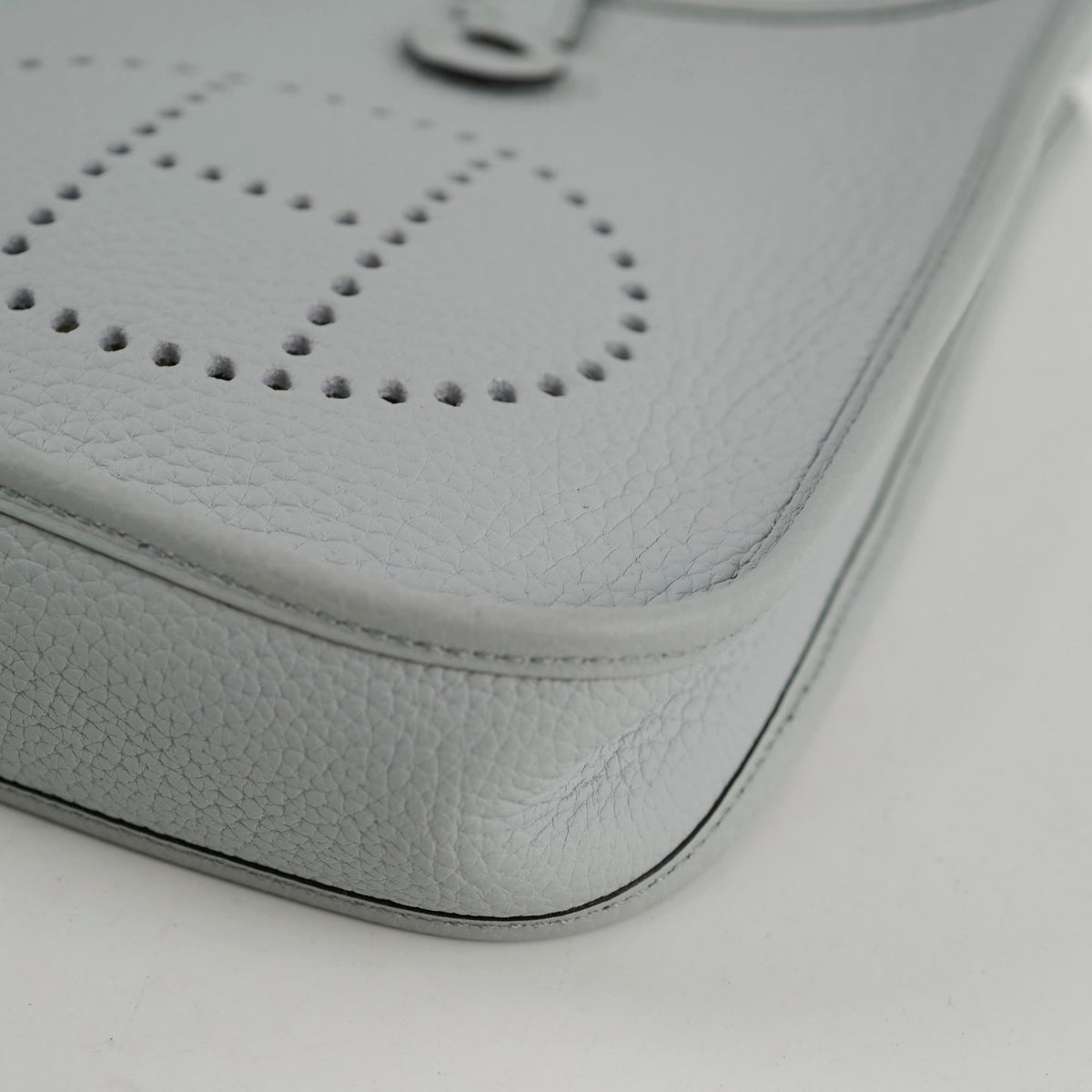 Hermes Mini Evelyn Bleu Pale Y Stamp - photo 10