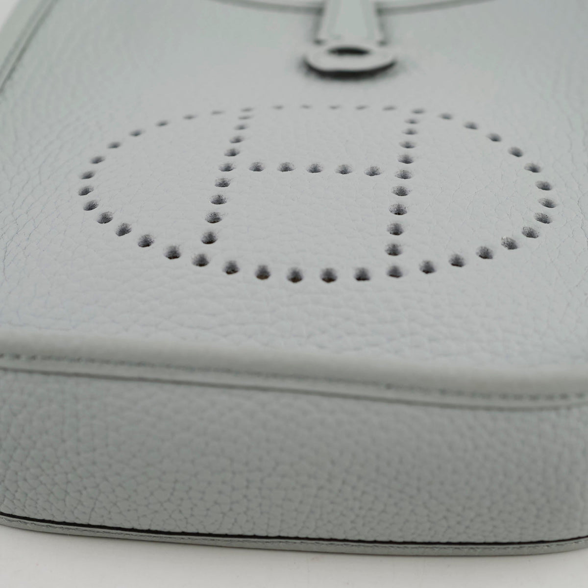 Hermes Mini Evelyn Bleu Pale Y Stamp - photo 9