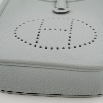 Hermes Mini Evelyn Bleu Pale Y Stamp - photo 9