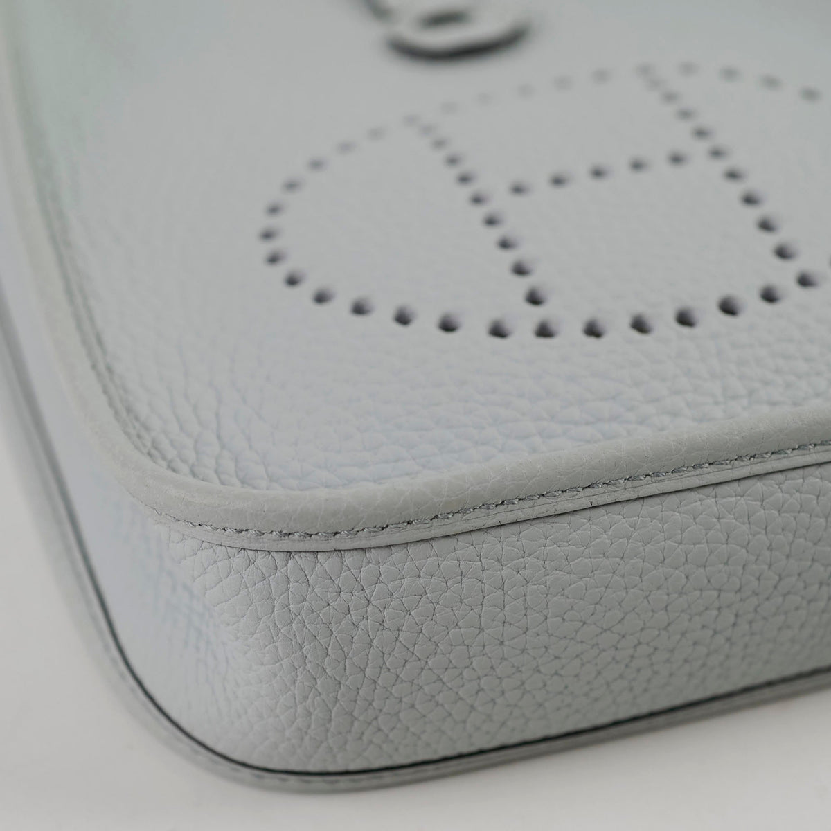 Hermes Mini Evelyn Bleu Pale Y Stamp - photo 8