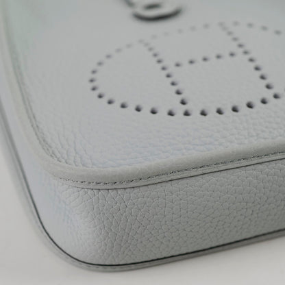 Hermes Mini Evelyn Bleu Pale Y Stamp - photo 8