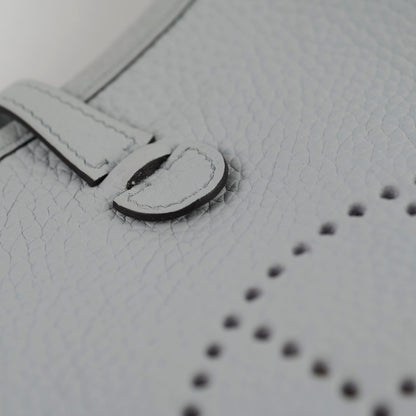 Hermes Mini Evelyn Bleu Pale Y Stamp - photo 7