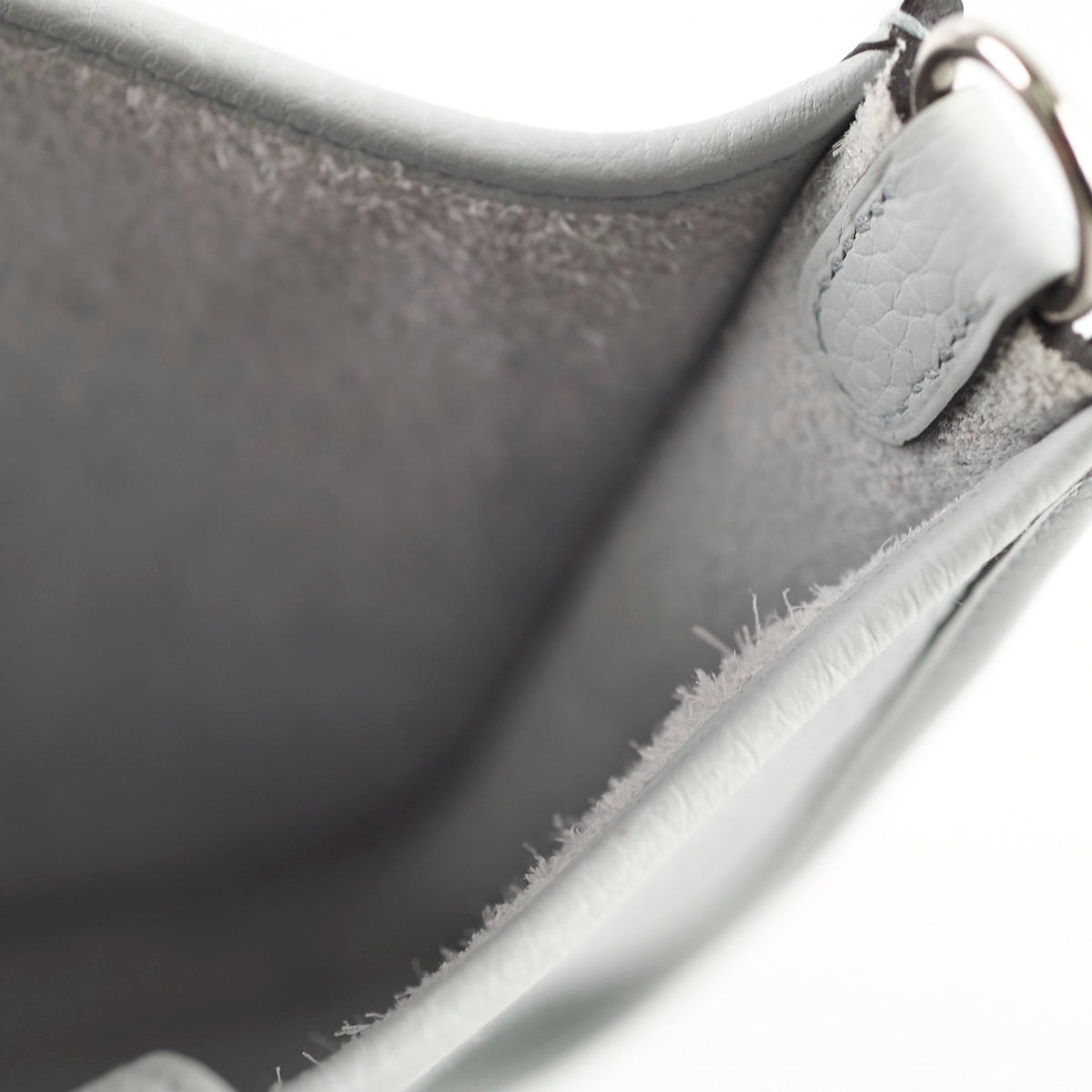Hermes Mini Evelyn Bleu Pale Y Stamp - photo 5