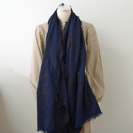 Chanel Cashmere Scarf Navy blue - photo 2