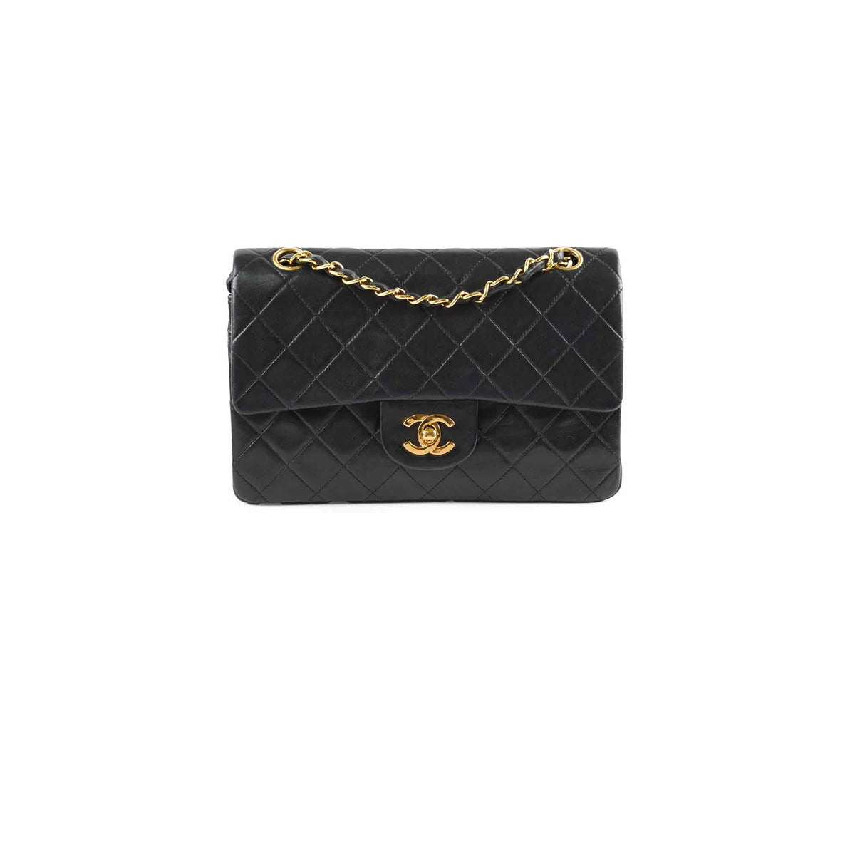 Chanel Vintage Classic Flap Small Lambskin Black - photo 1