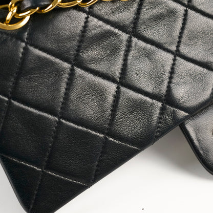 Chanel Vintage Classic Flap Small Lambskin Black - photo 12
