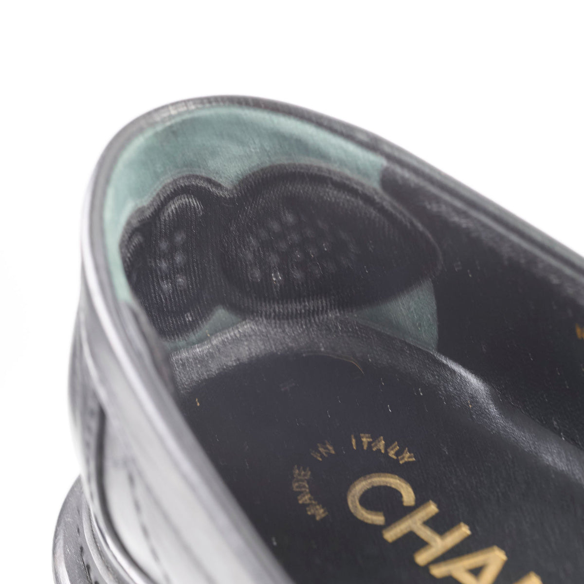Chanel Platform Loafers Lambskin Black - Size 37C - photo 4
