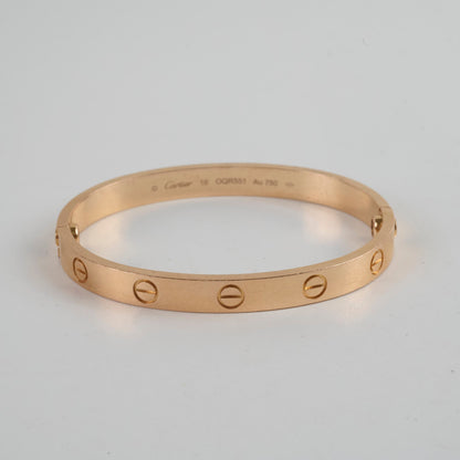 Cartier Love Bracelet Pink Gold Size 16 2022 - photo 2
