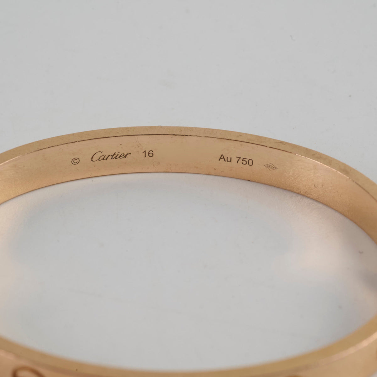 Cartier Love Bracelet Pink Gold Size 16 2022 - photo 7
