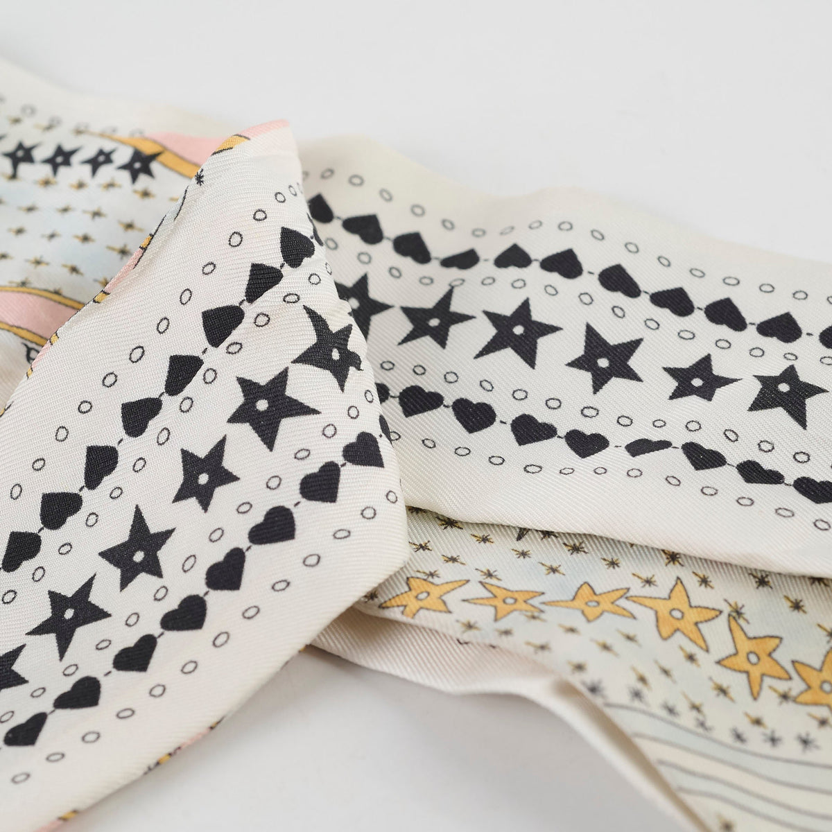 Dior Silk Mitzah Scarf Cream/ Pink - photo 5