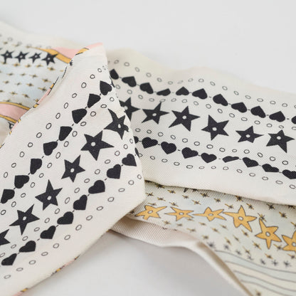 Dior Silk Mitzah Scarf Cream/ Pink - photo 5