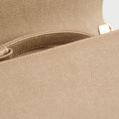 Chanel Medium Boy Caviar Champagne Gold - photo 7