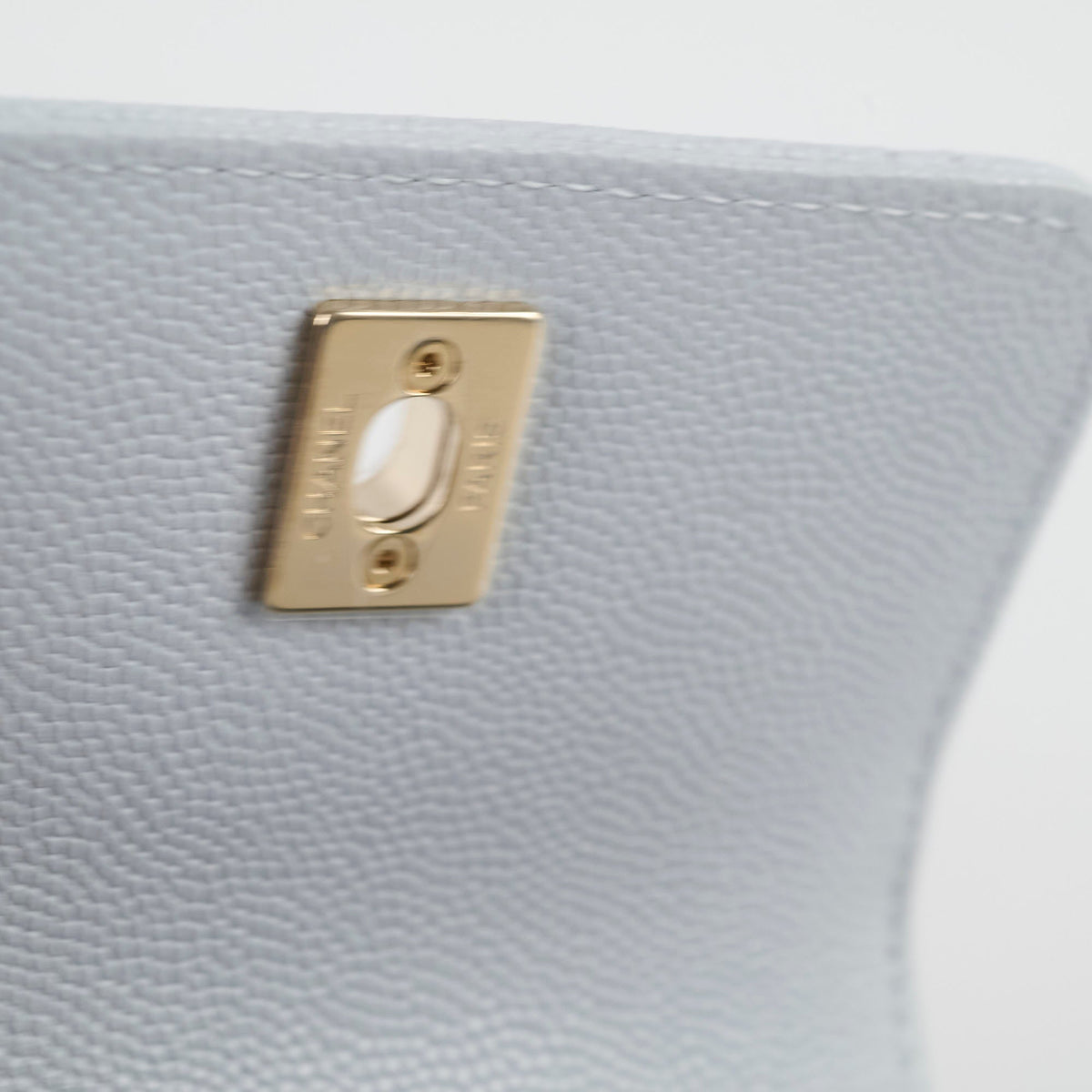 Chanel Coco Handle Nano Caviar Light Blue (Microchipped) - photo 9
