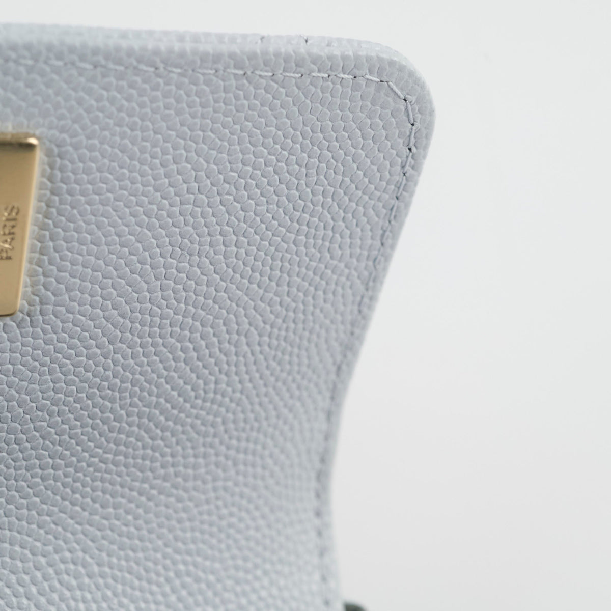 Chanel Coco Handle Nano Caviar Light Blue (Microchipped) - photo 8