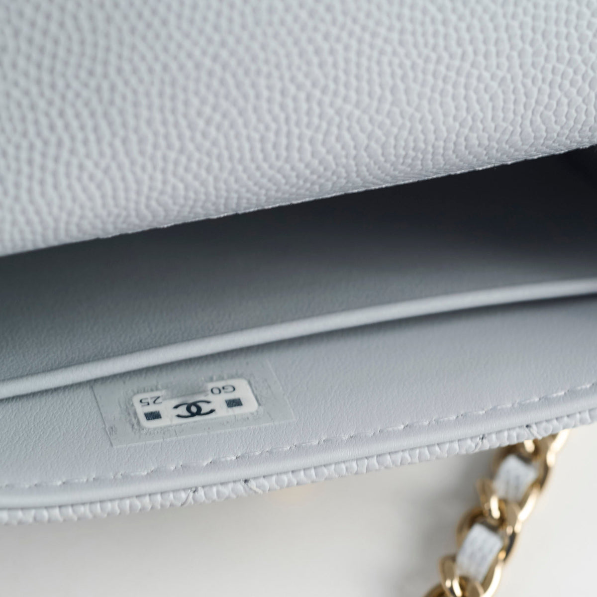 Chanel Coco Handle Nano Caviar Light Blue (Microchipped) - photo 7