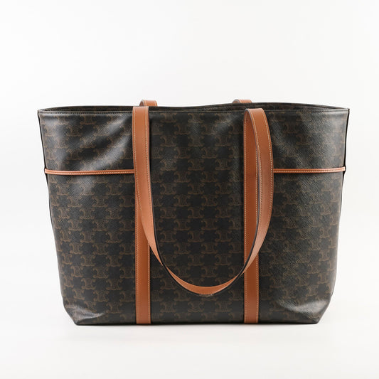 Celine Cabas Drawstring Tote Monogram Triomphe - photo 2