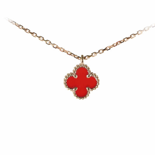 Van Cleef & Arpels Sweet Alhambra Carnelian Necklace - photo 1