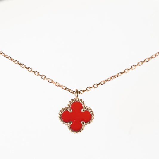 Van Cleef & Arpels Sweet Alhambra Carnelian Necklace - photo 2