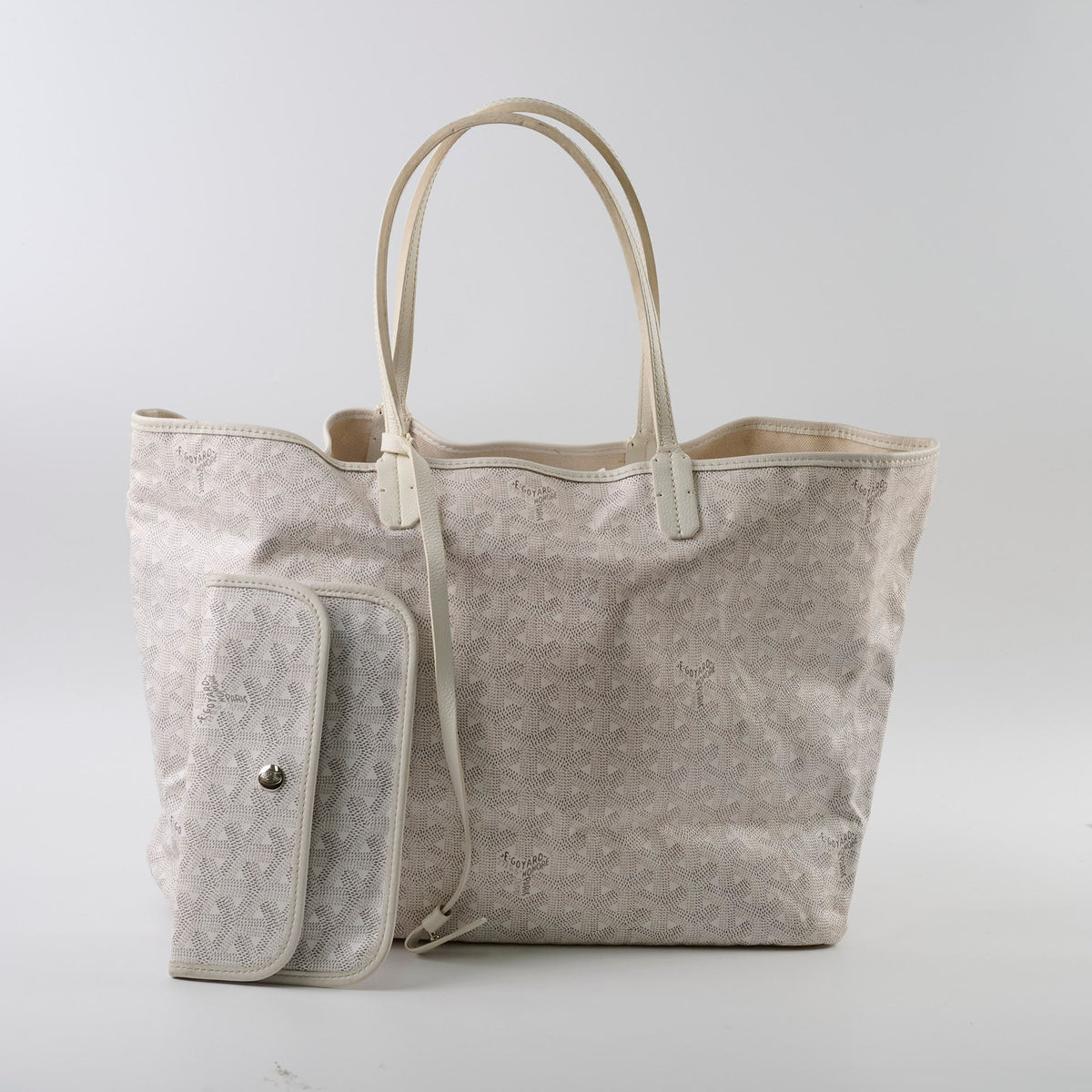 Goyard St Louis Tote PM White - photo 2