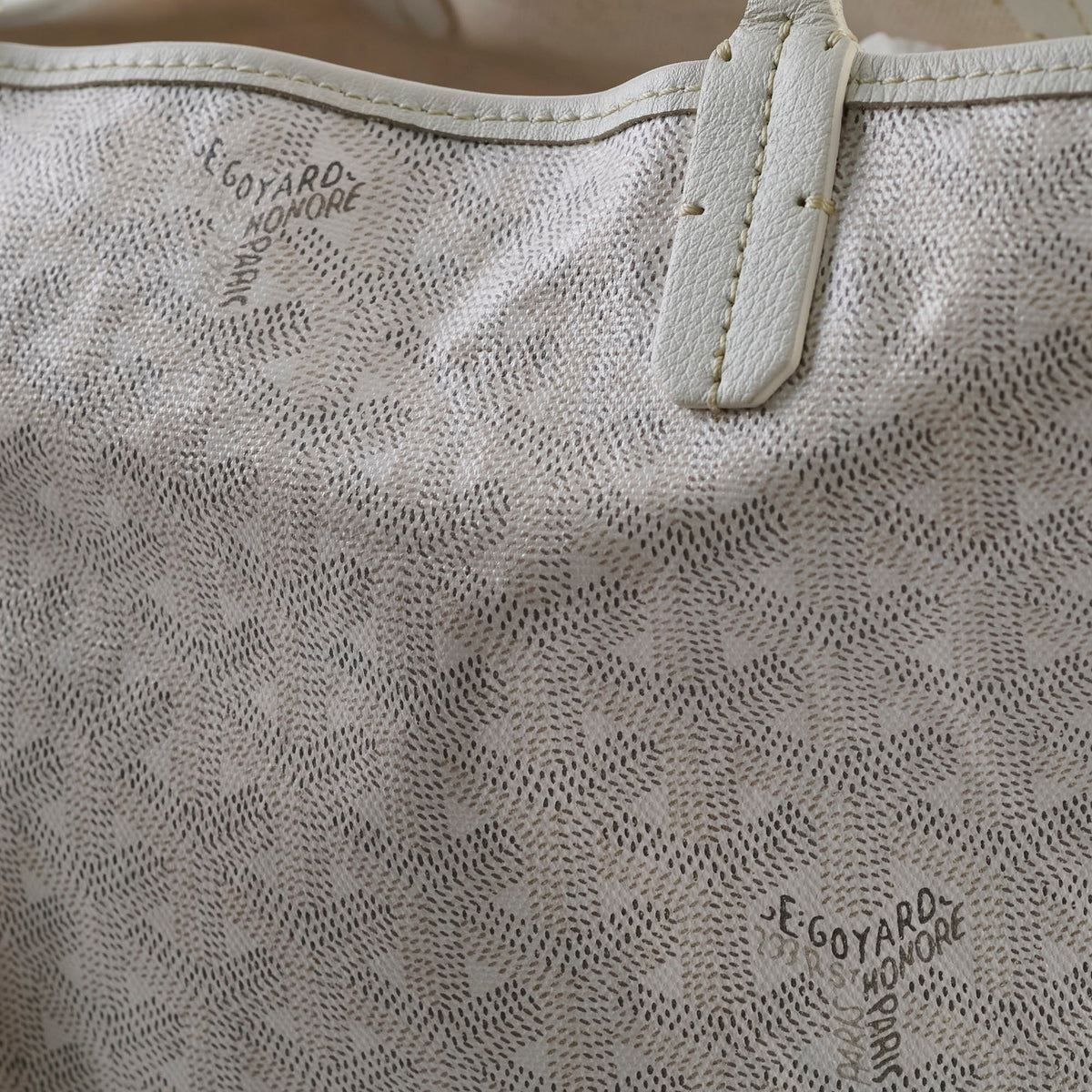 Goyard St Louis Tote PM White - photo 10
